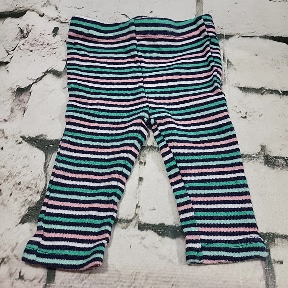Carters 3pc Lot Girls NB-3mos Leggings T-Shirt Bodysuit With Sweatshirt